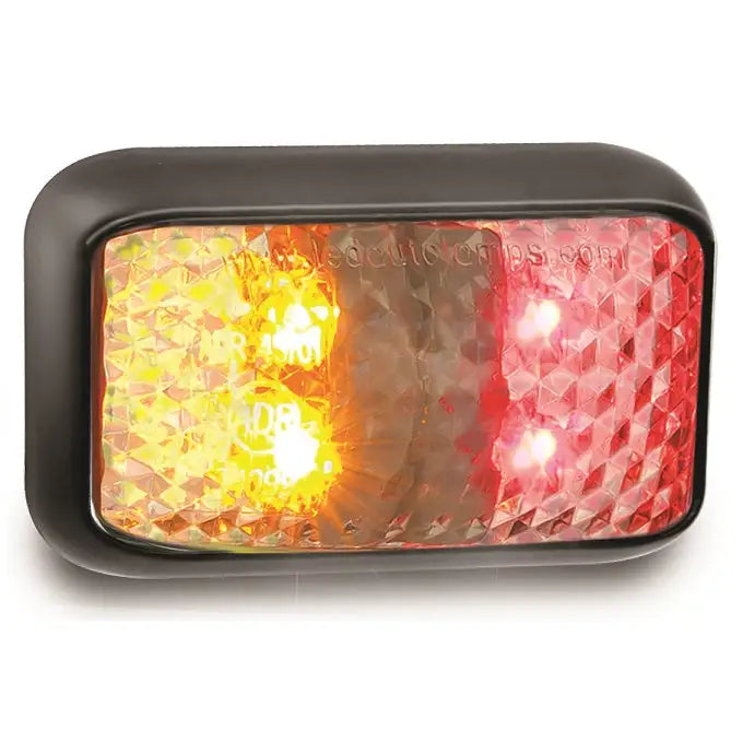 LED Autolamps 35ARM Red/Amber Side Marker Lamp